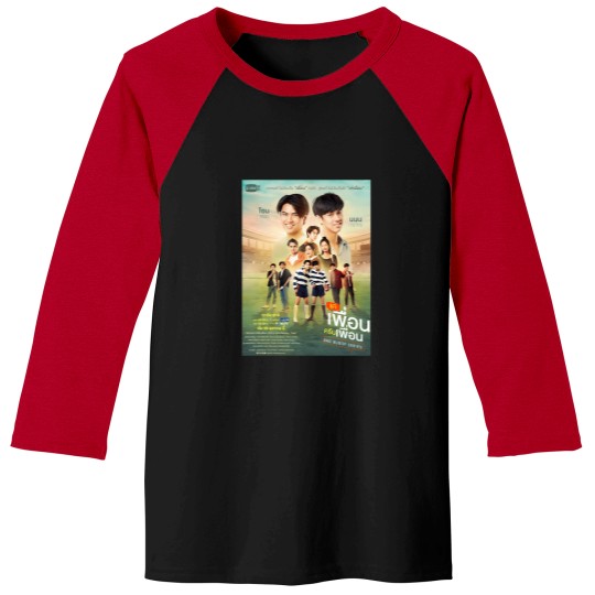Discover Bad Buddy Ohm Nanon 1 Baseball Tees