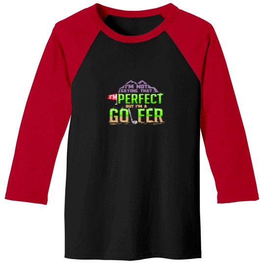 Discover Funny Golfer Baseball Tee