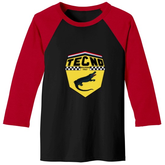 Discover Tecno Blogna Italy Logo Baseball Tees