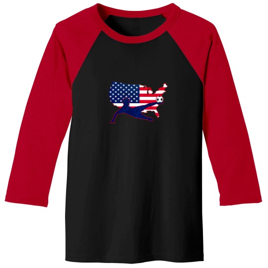 Discover American Football 354 Baseball Tees