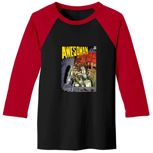 Discover Awesoman 2 Cover Active T-Shirt Baseball Tees