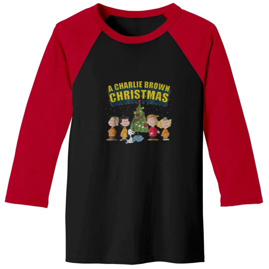 Discover spécial noël charlie brown Baseball Tees