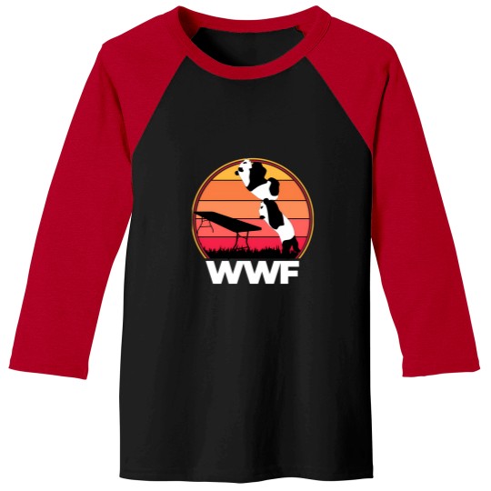 Discover Wwf Wrestling Pandas Baseball Tees