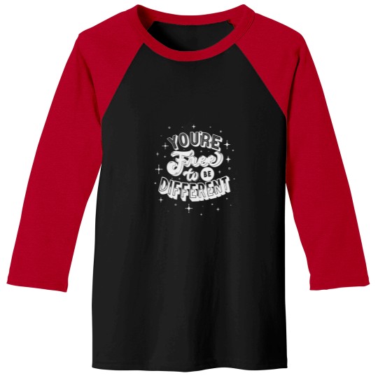 Discover Youre free to be different2615 Baseball Tees