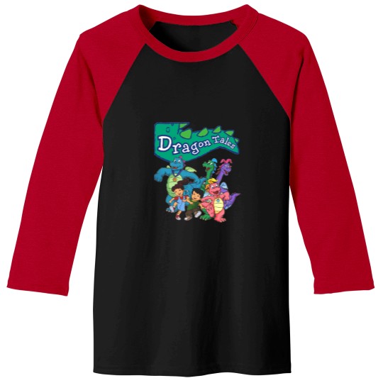Discover Dragon Tales Graphic Baseball Tees