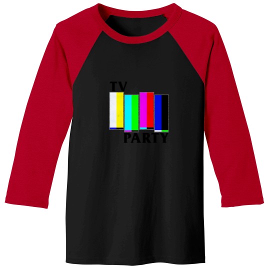 Discover Tv Party Baseball Tees