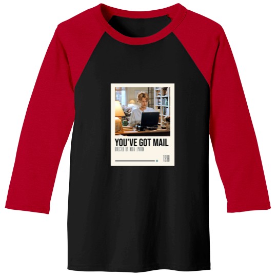 Discover You'Ve Got Mail Movie Poster (2) Baseball Tees