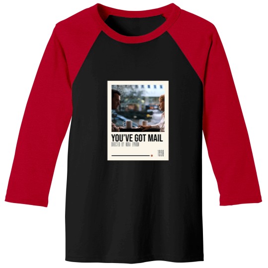 Discover You'Ve Got Mail Movie Poster (3) Baseball Tees