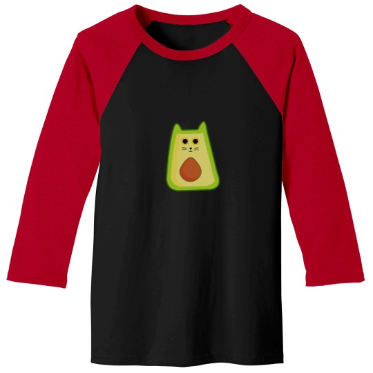 Discover avacado cat Baseball Tees