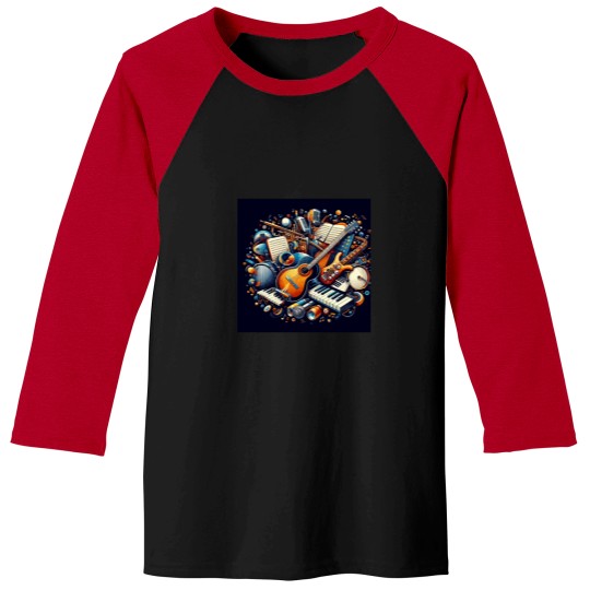 Discover Visual Symphony Baseball Tees