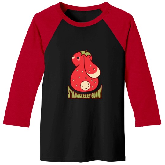 Discover Strawberry Bunny Baseball Tees