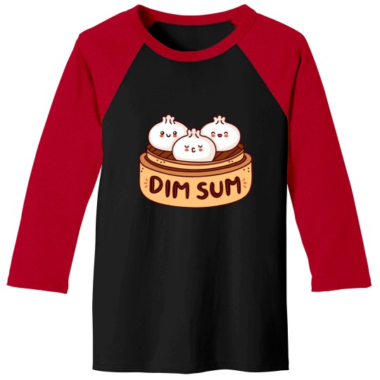 Discover Cute Dim Sum Baseball Tees