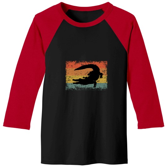 Discover Vintage Alligator Crocodile Animal Gift Baseball Tees