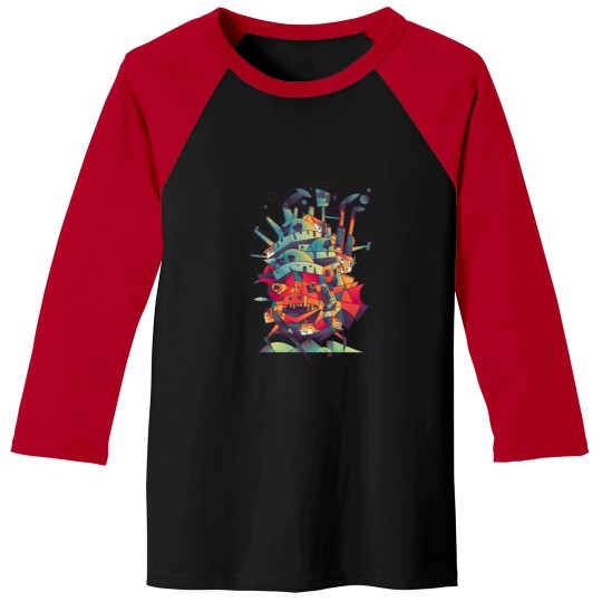 Discover Moving Castle Baseball Tees