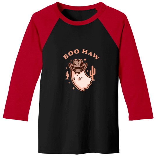 Discover Boohaw funny cowboy halloween  2 Baseball Tees