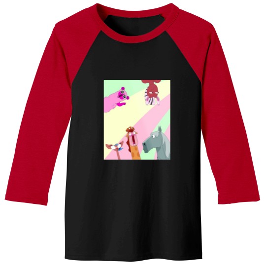 Discover Happy Centaurworld Family Baseball Tees