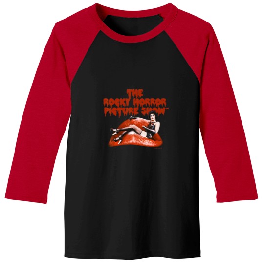 Discover The Rocky Horror Picture Show Dr. Frank-N-Furter Logo Baseball Tees