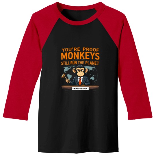 Discover monkey world leader 1 Baseball Tees