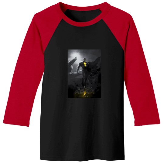 Discover Black Adam Baseball Tees