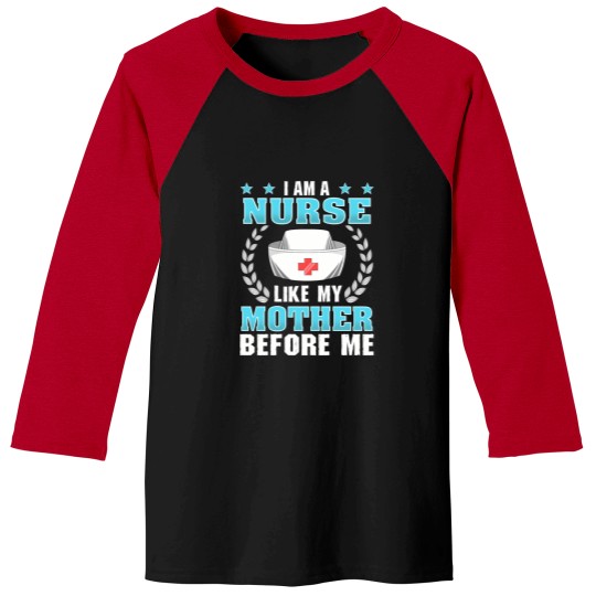 Discover proud nurse gift like my mother before me registered nurse Baseball Tees