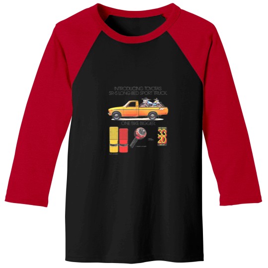 Discover Vintage Toyota Trucks ad graphic Baseball Tees