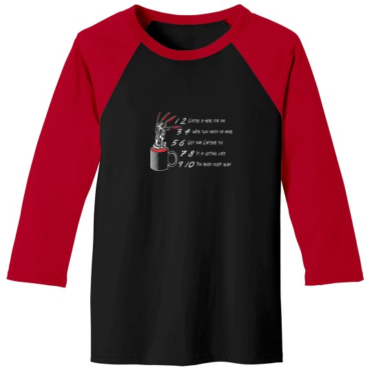 Discover 1 2 Coffee Is Here For You - White 5148 Baseball Tees