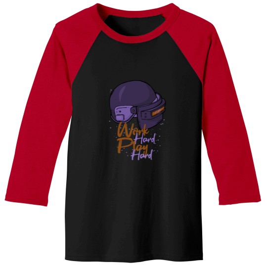 Discover Work hard play Baseball Tees