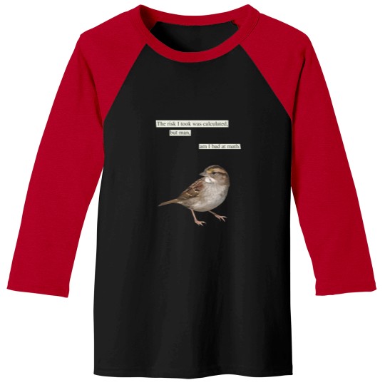 Discover The risk I took was calculated Baseball Tees