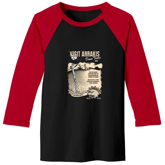Discover Visit Arrakis Baseball Tees