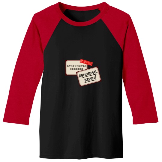 Discover Abnormal Brain in a jar Baseball Tees