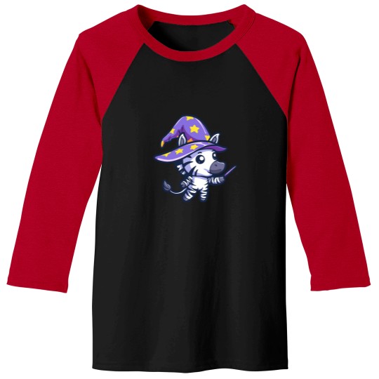 Discover Zebra Wizard Master 1844 Baseball Tees