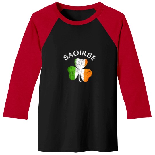 Discover Saoirse Name Gift Lucky Irish Pride Baseball Tees