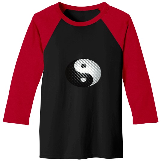 Discover 3D Carbon Fiber Yin Yang Baseball Tees