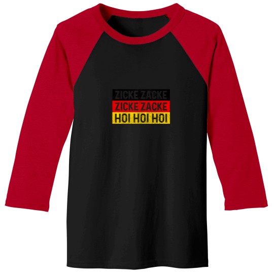 Discover Zicke Zacke Hoi Oktoberfest German Flag Party Fu Baseball Tees