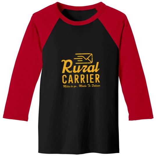 Discover Rural Carrier Funny Postal Worker Baseball Tees