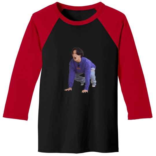Discover Jungkook Sticker Meme Baseball Tees