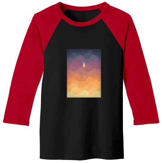 Discover Clouds Baseball Tees