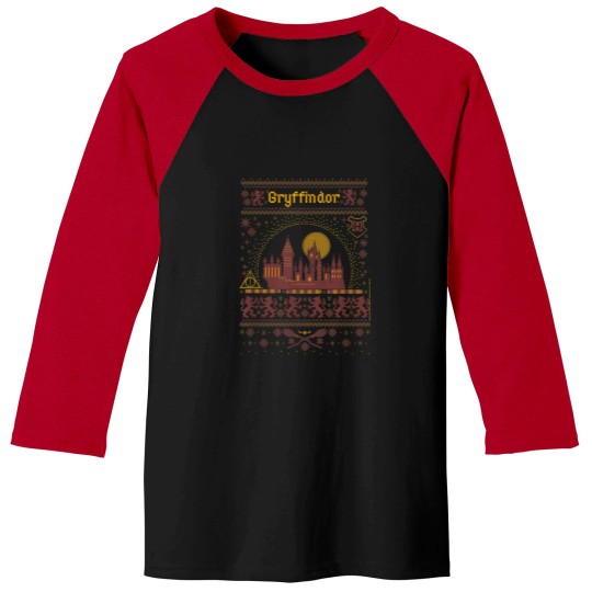 Discover à motif de pull de noël laid gryffondor Baseball Tees