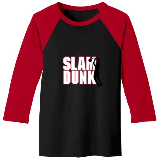 Discover Basketball Sla m Dunk Baseball Tees