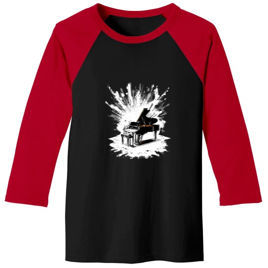 Discover Piano Style Baseball Tees
