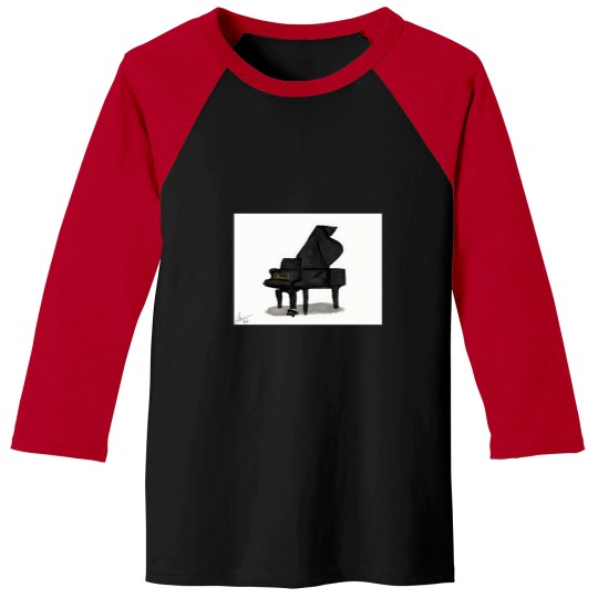 Discover Piano Sticker (2) Baseball Tees