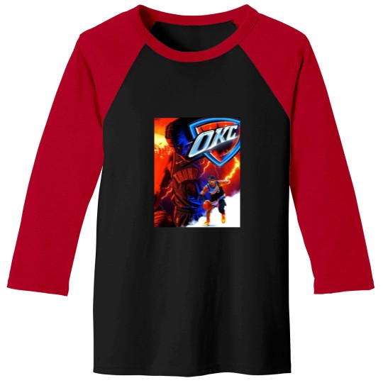 Discover Oklahoma City Thunder Baseball Tees