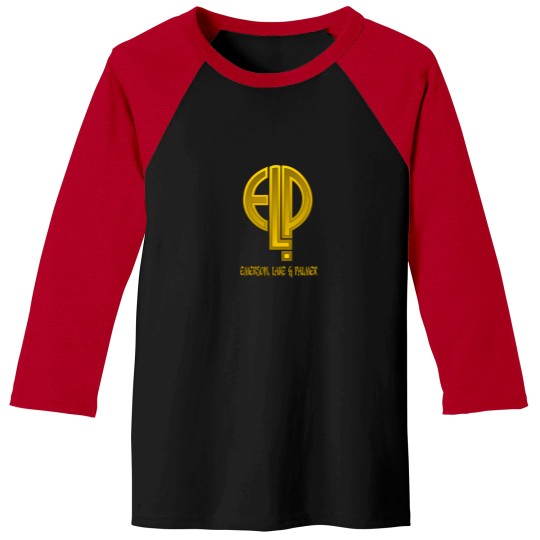 Discover Emerson-Lake-_Amp_-Palmer-Solid-Gold-LogoT-Shirt Baseball Tees