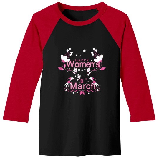 Discover 8 March International Womens Day 2023 Baseball Tees