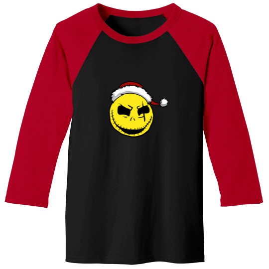 Discover Yellow-Emoji-Christmas-Edition T-Shirt Baseball Tees