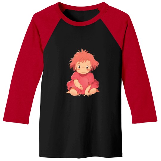 Discover Ponyo Cute Baseball Tees