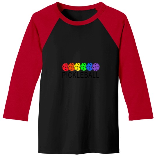 Discover Pickleball Pride Baseball Tees