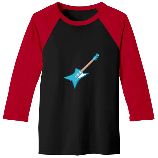 Discover electrics blue guitar Baseball Tees