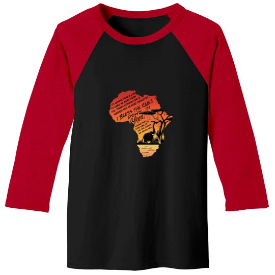 Discover Africa Baseball Tees