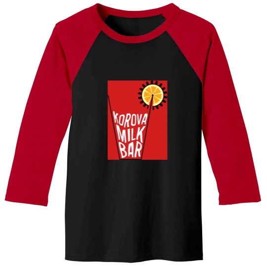 Discover Korova Milk Bar Poster Baseball Tees